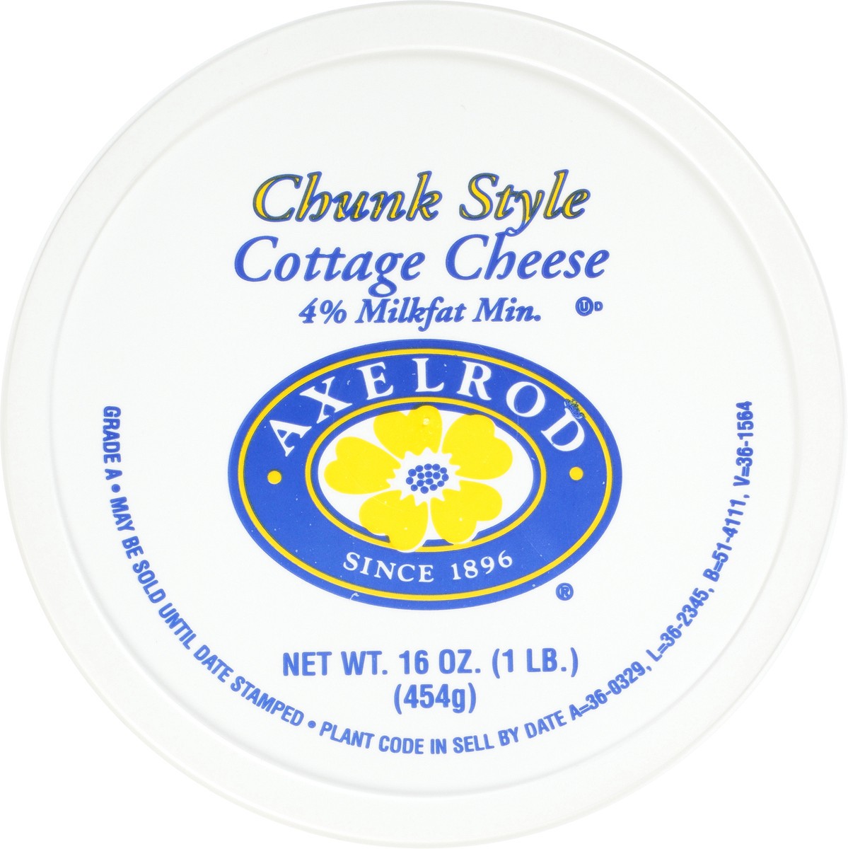 slide 5 of 8, Axelrod Chunk Style Cottage Cheese, 1 lb