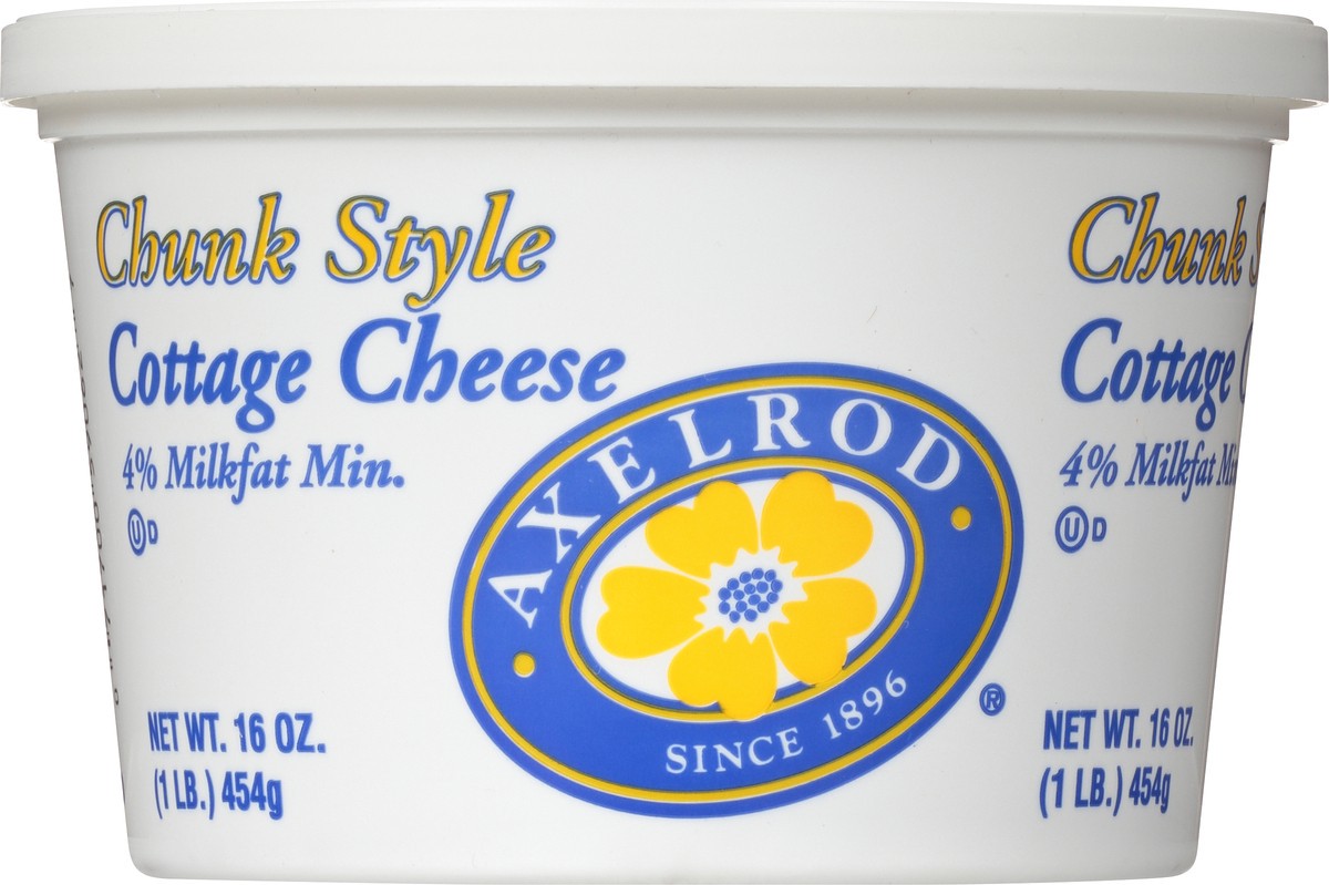 slide 7 of 8, Axelrod Chunk Style Cottage Cheese, 1 lb