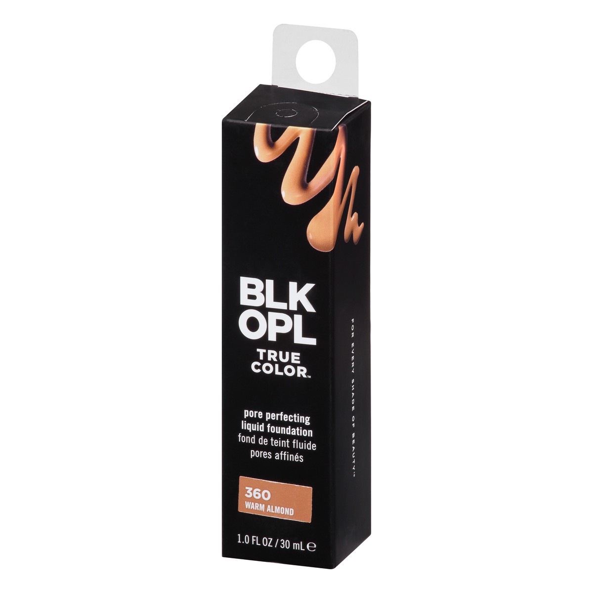 slide 2 of 12, BLK/OPL True Color Warm Almond 360 Pore Perfecting Liquid Foundation 1 oz, 1 ct