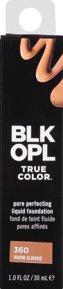 slide 9 of 12, BLK/OPL True Color Warm Almond 360 Pore Perfecting Liquid Foundation 1 oz, 1 ct