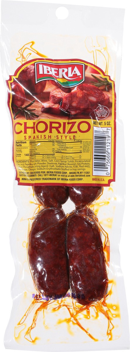 slide 10 of 14, Iberia Spanish Style Chorizo 5 oz, 5 oz