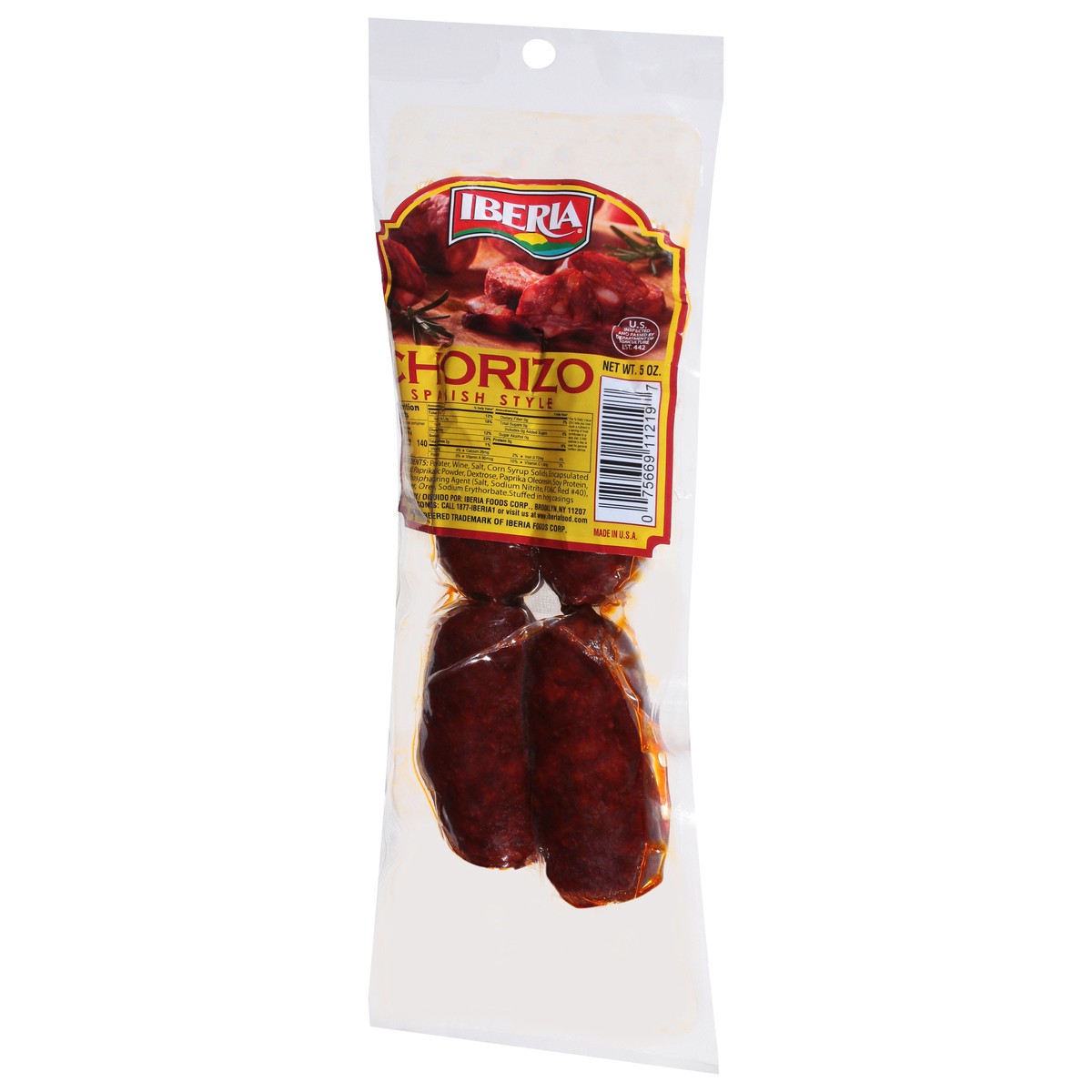 slide 4 of 14, Iberia Spanish Style Chorizo 5 oz, 5 oz