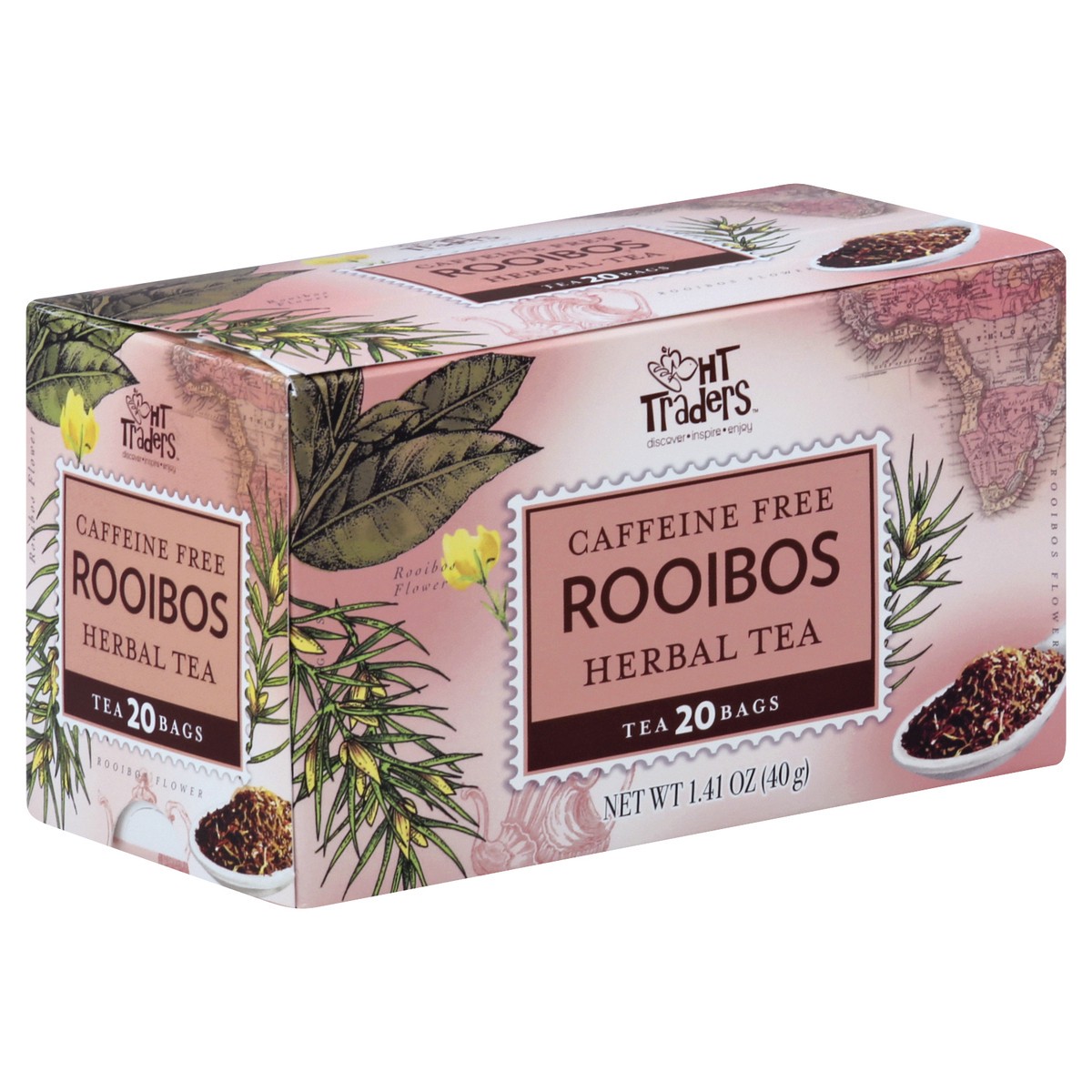 slide 5 of 6, Harris Teeter Rooibos Herbal Tea, 20 ct