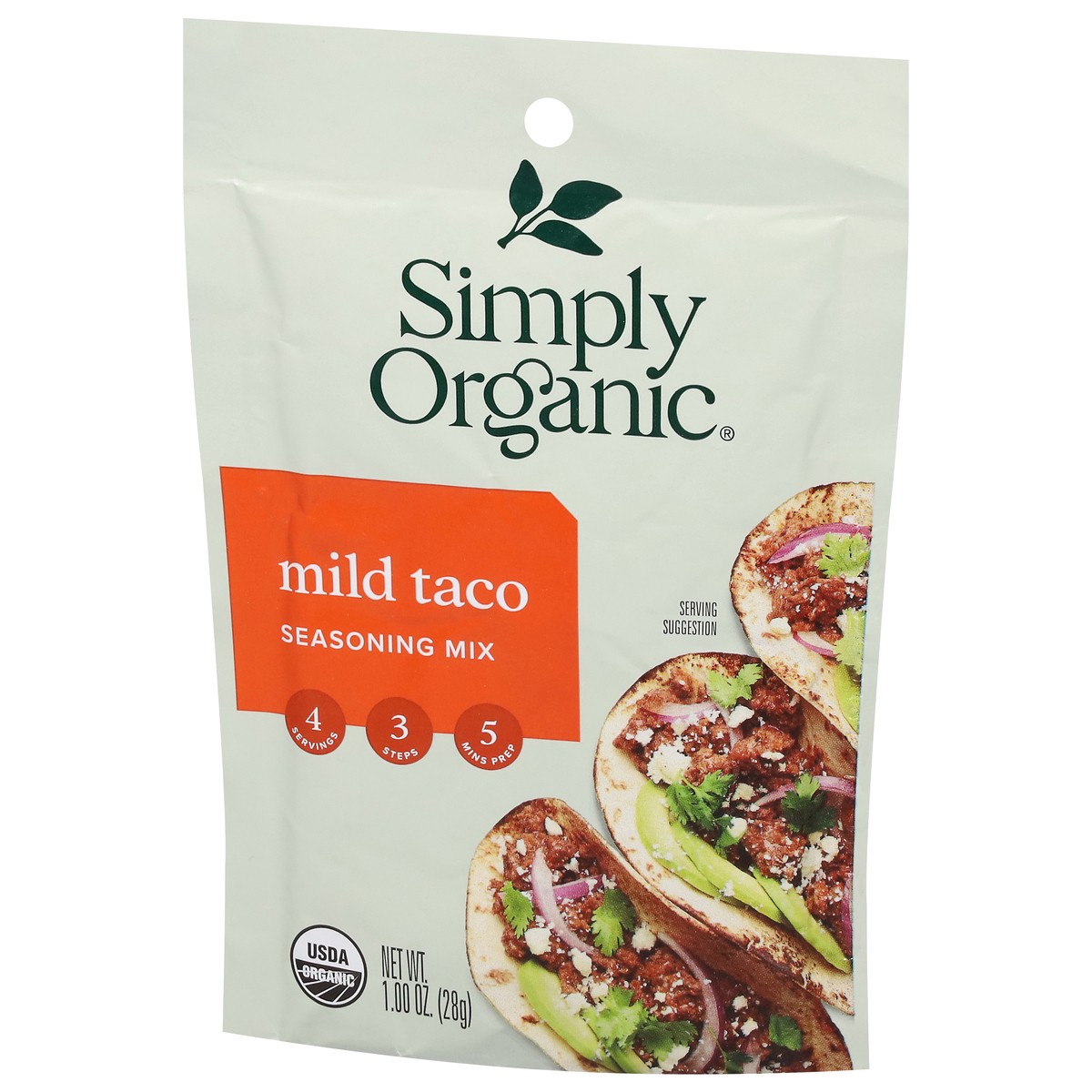 slide 4 of 9, Simply Organic Mild Taco Seasoning Mix, 1 oz