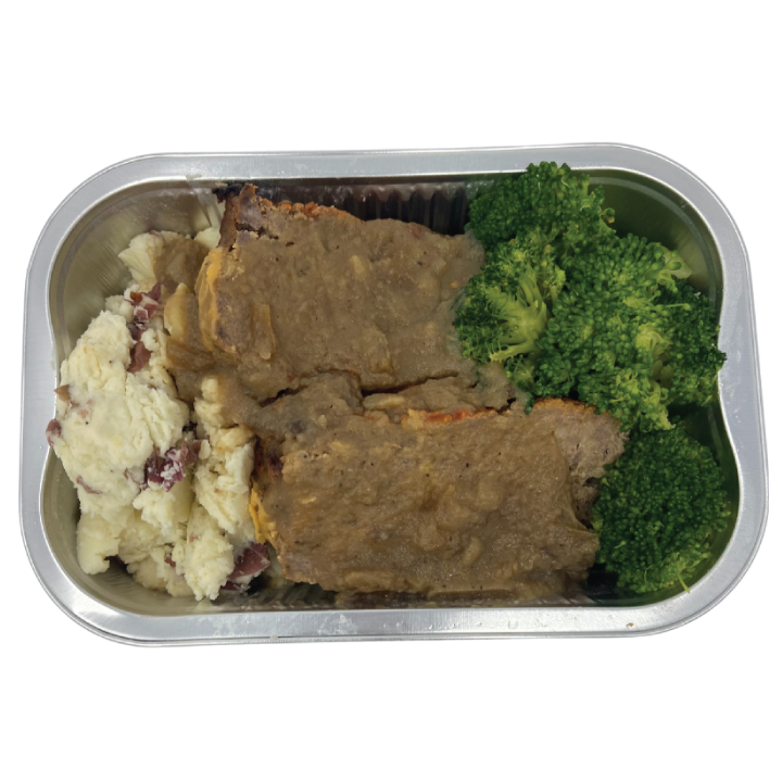 slide 1 of 1, Zerbo's Meatloaf & Mashed Potatoes, 12 oz
