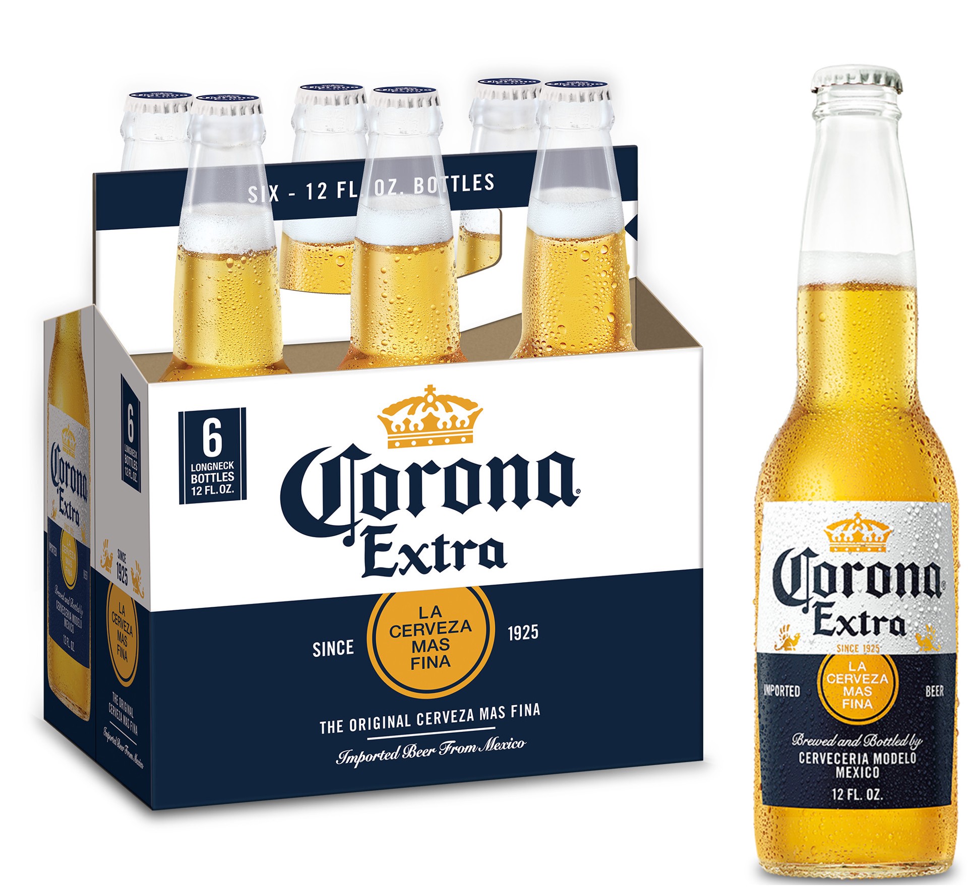 slide 1 of 98, Corona Extra Lager Mexican Beer Bottles, 12 oz