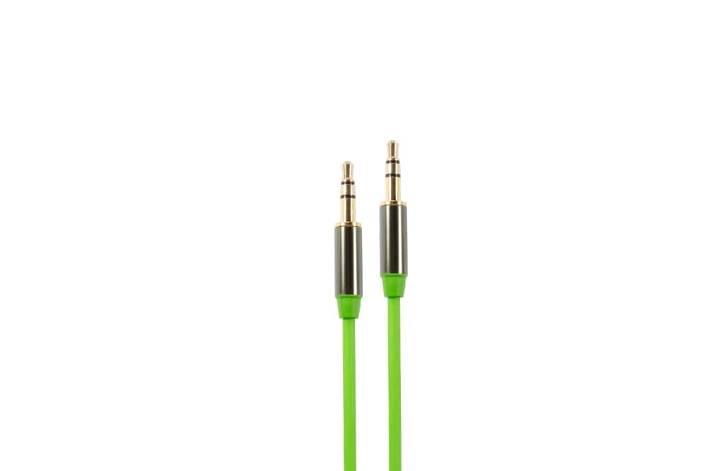 slide 1 of 1, Cell Candy 3.5Mm Aux Cable - Green, 1 ct