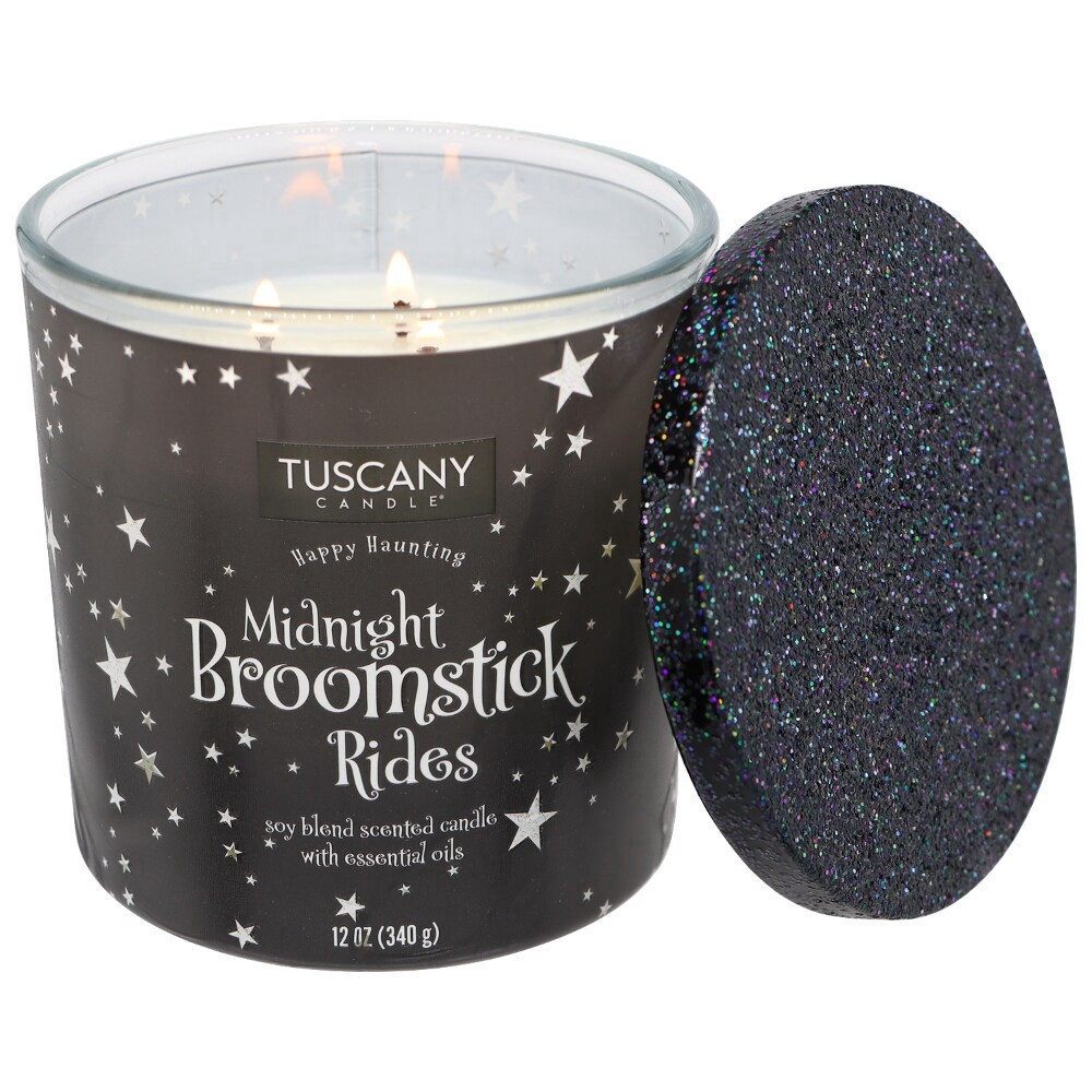 slide 2 of 2, Tuscany Midnight Broomstick Rides Shrink Sleeve, 12 oz