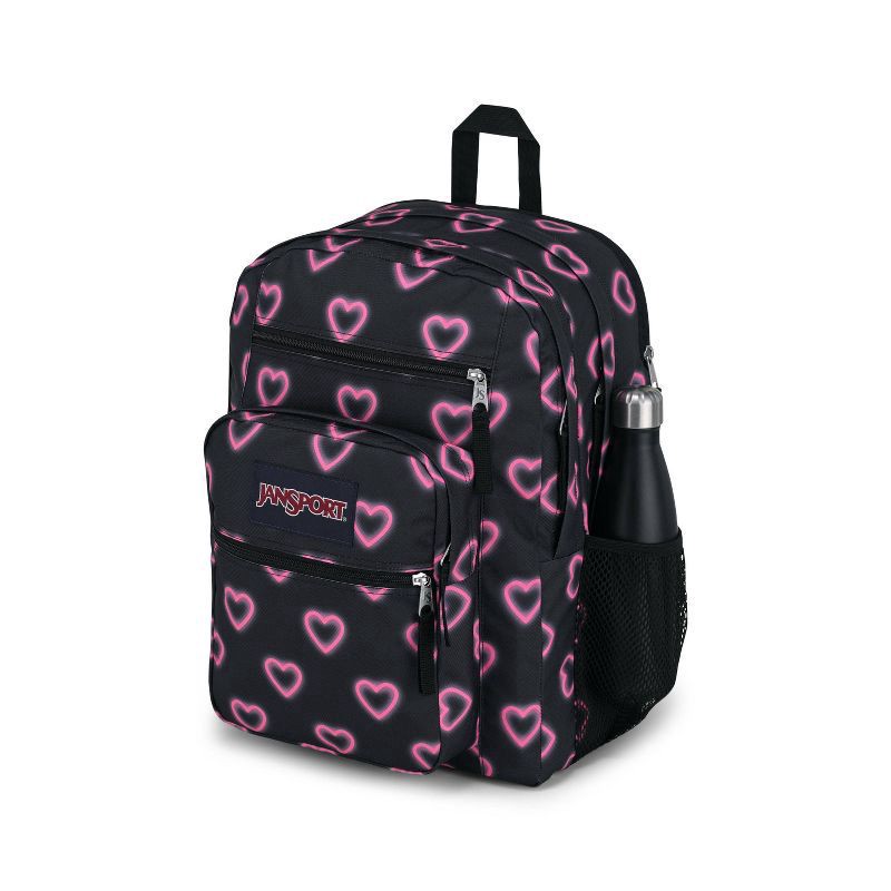 slide 7 of 8, JanSport Big Student 17.5" Backpack - Happy Hearts Black, 1 ct