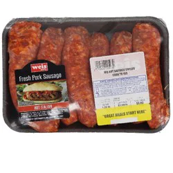 Weis Quality Hot Italian Sausage Links