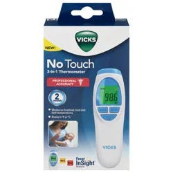 Vicks No Touch 3-in-1 Thermometer 1 ea