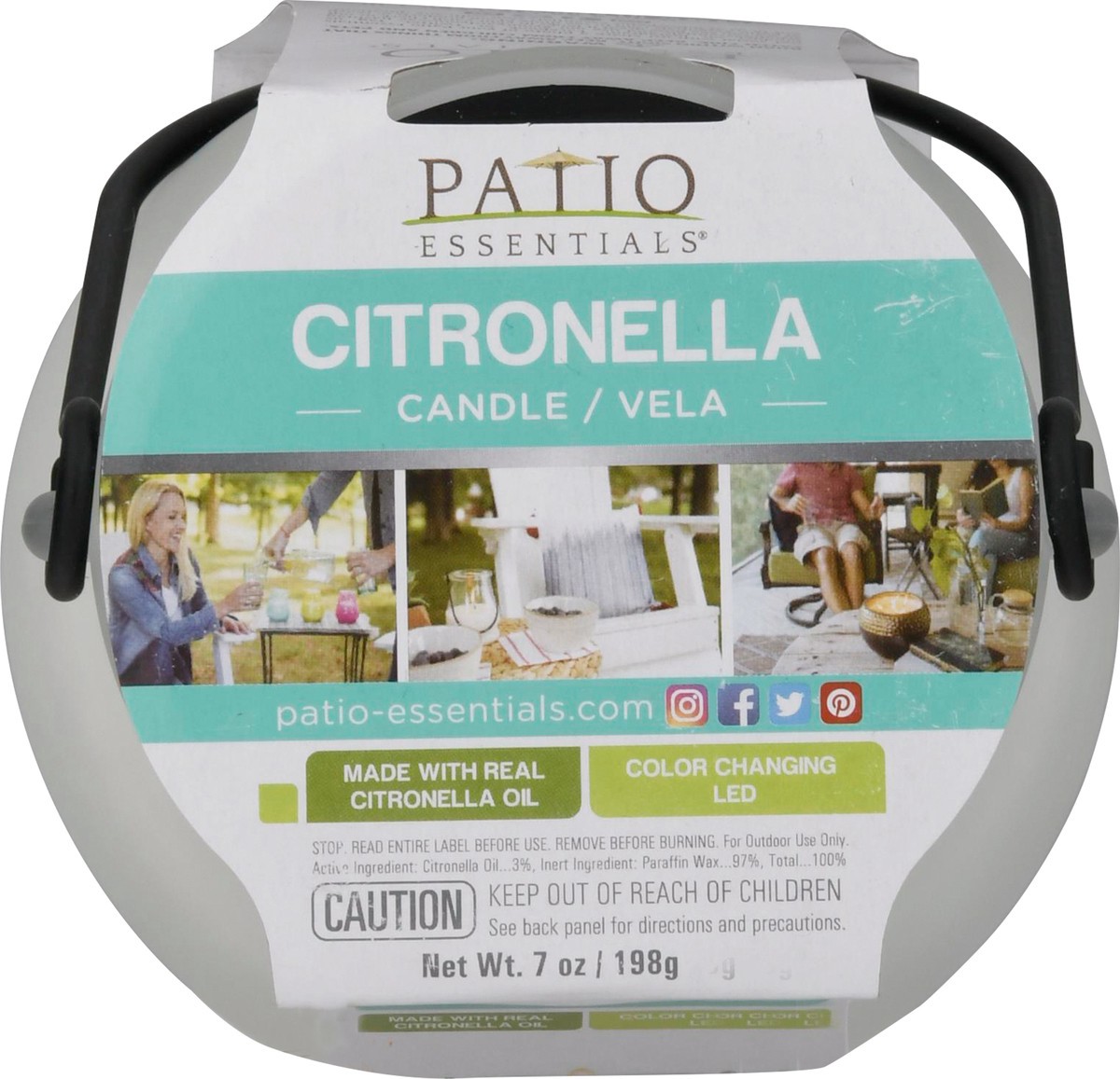 slide 2 of 12, Patio Essentials Citronella Candle 1 ea, 1 ea