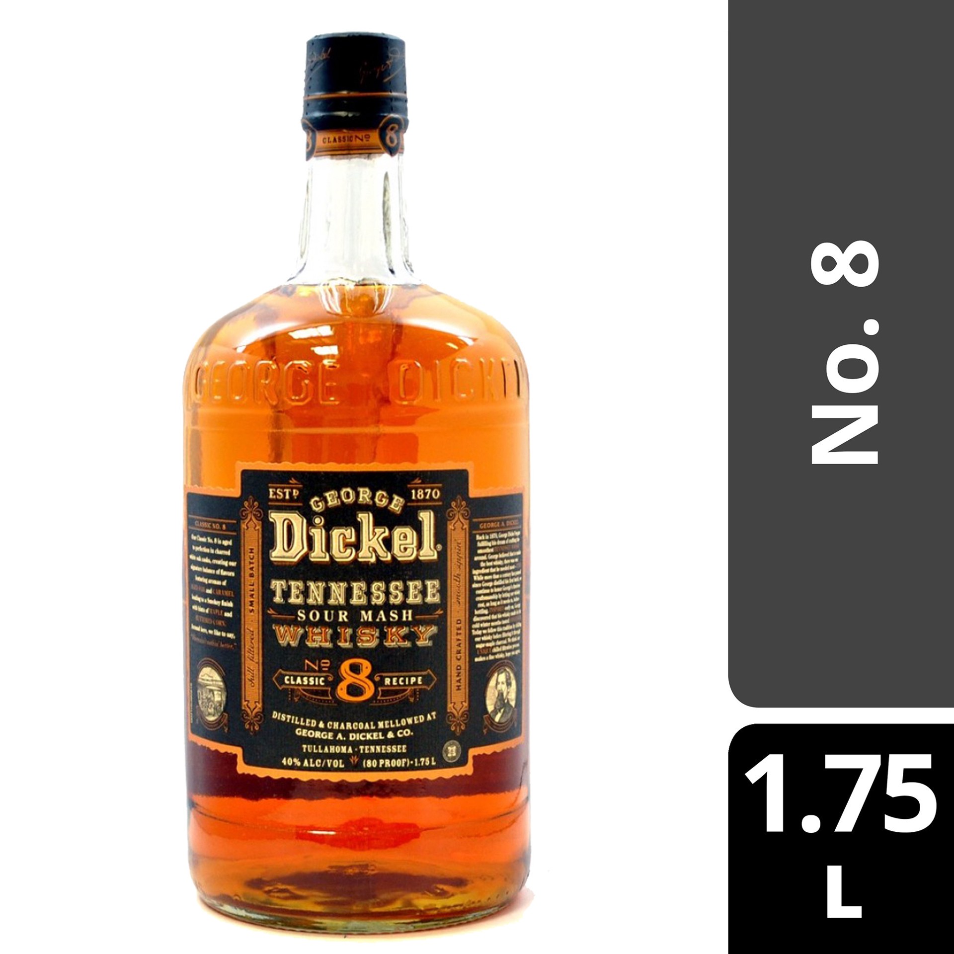 slide 1 of 4, George Dickel Classic Recipe Tennessee Whisky, 1.75 L, 1.75 liter