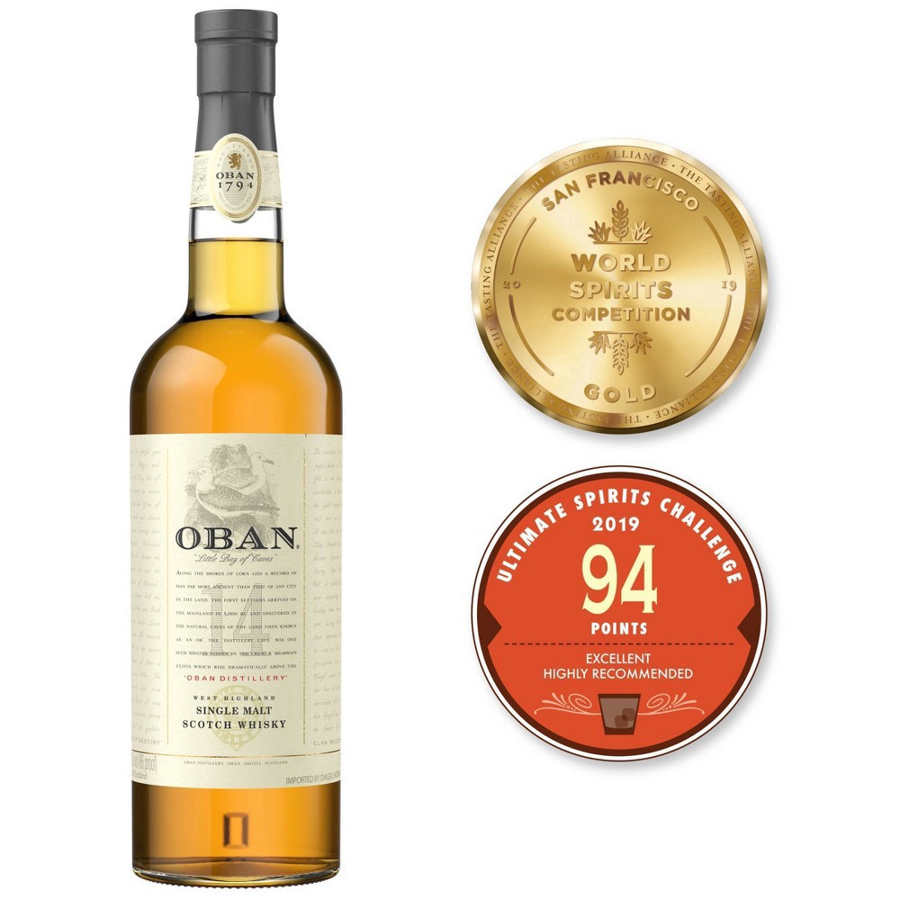 slide 6 of 8, Oban 14 Year Old Single Malt Scotch Whisky, 750 ml