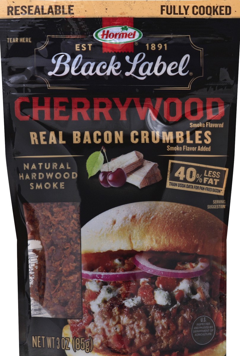 slide 6 of 6, Hormel BLACK LABEL Cherrywood Real Bacon Crumbles, 3 oz