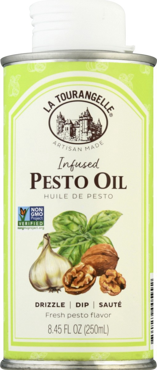 slide 9 of 9, La Tourangelle Infused Pesto Oil 8.45 oz, 8.45 oz