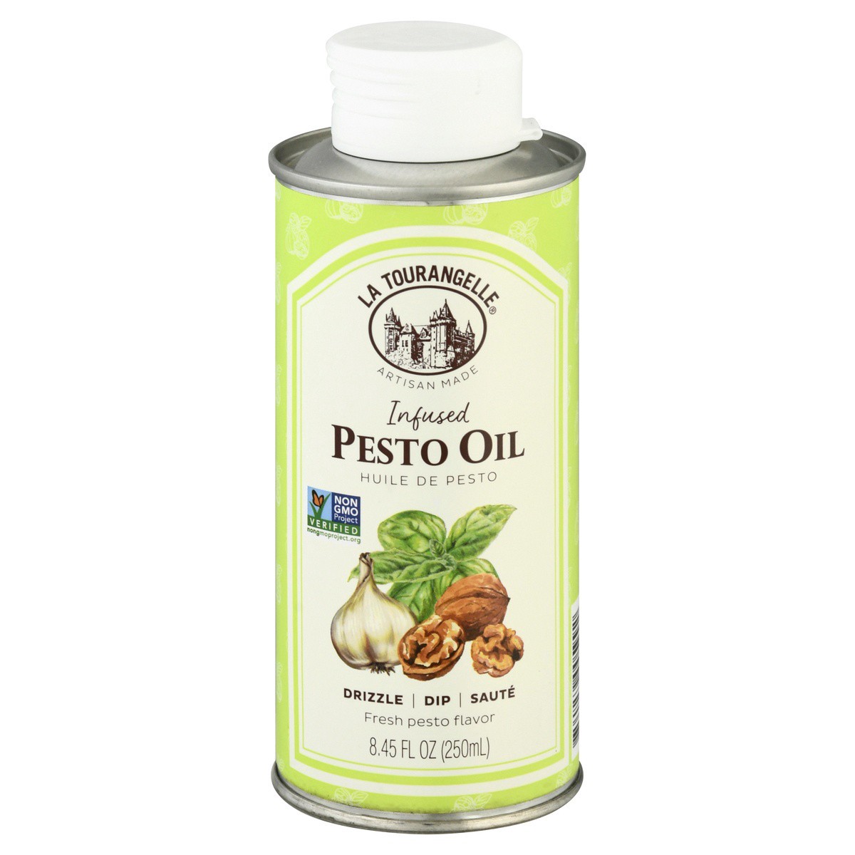 slide 1 of 9, La Tourangelle Infused Pesto Oil 8.45 oz, 8.45 oz