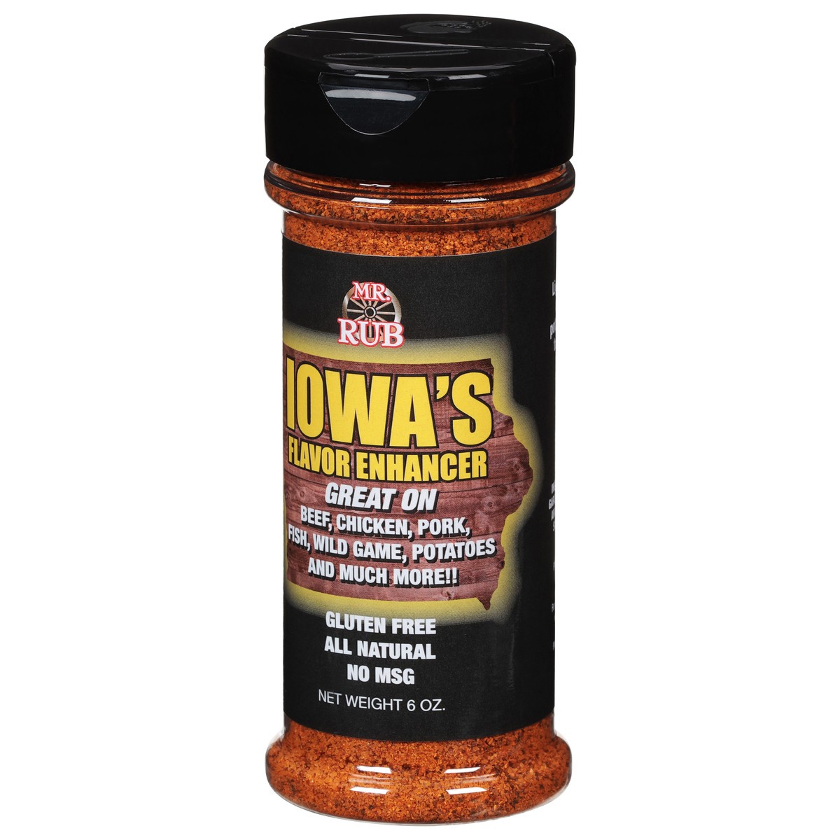 slide 11 of 11, Mr. Rub Iowa's Flavor Enhancer Seasonings 6 oz, 6 oz