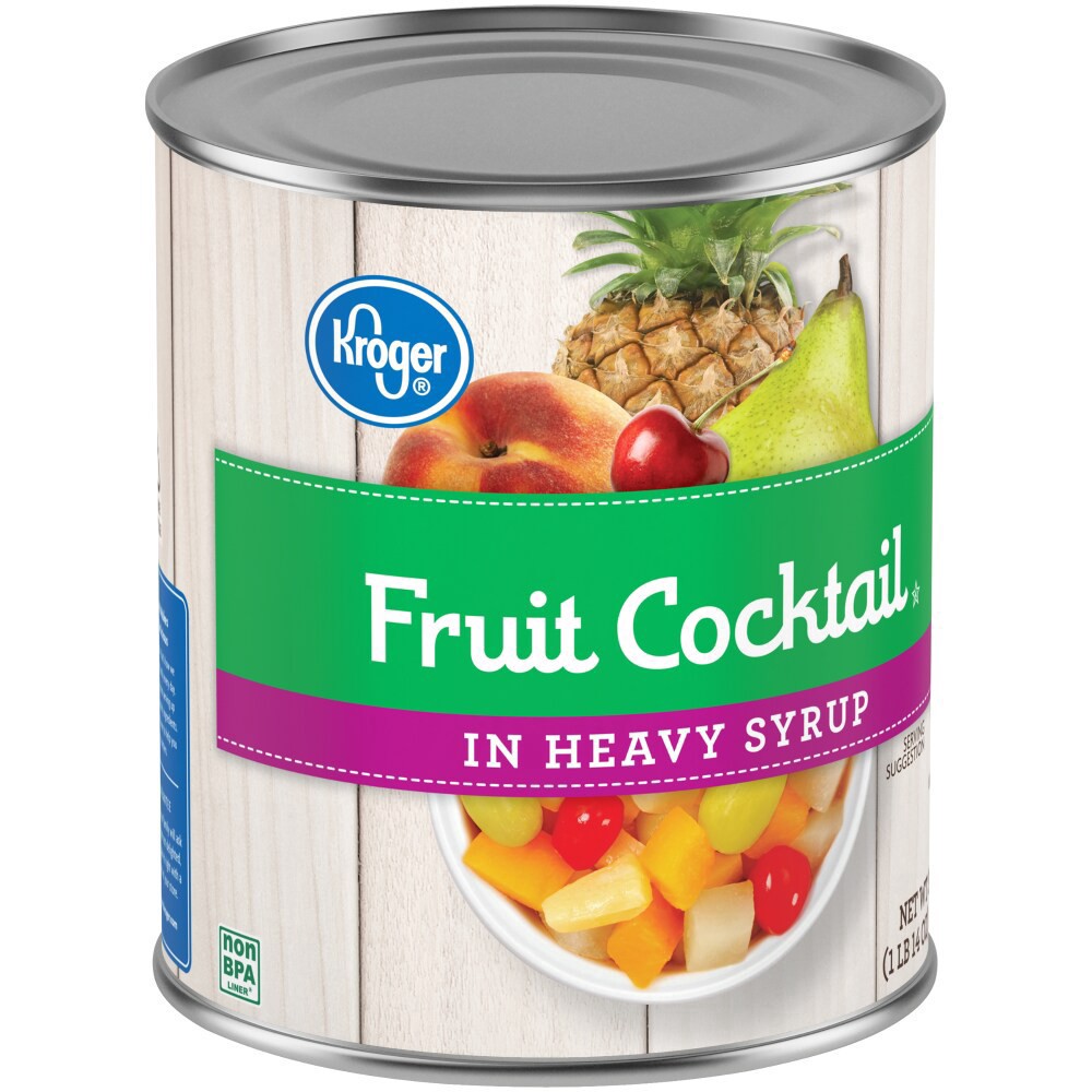 slide 2 of 3, Kroger Fruit Cocktail In Heavy Syrup, 30 oz