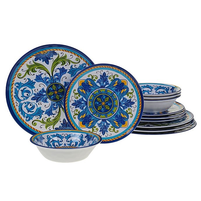 slide 1 of 1, Certified International Lucca Dinnerware Set, 12 ct