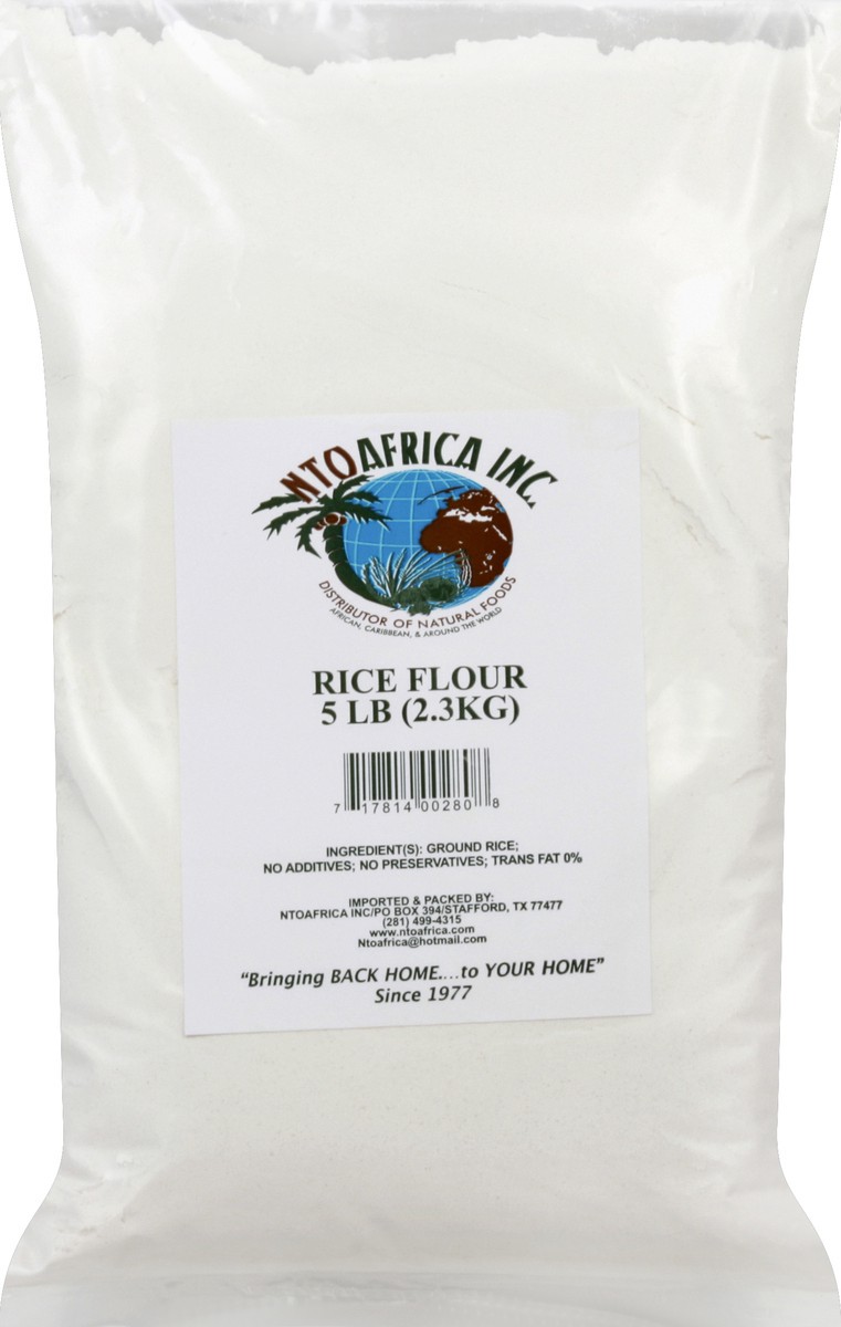 slide 4 of 6, NTOAfrica Rice Flour 5 lb, 5 lb