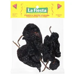 La Fiesta Pasilla Ancho Entero Chile Pods
