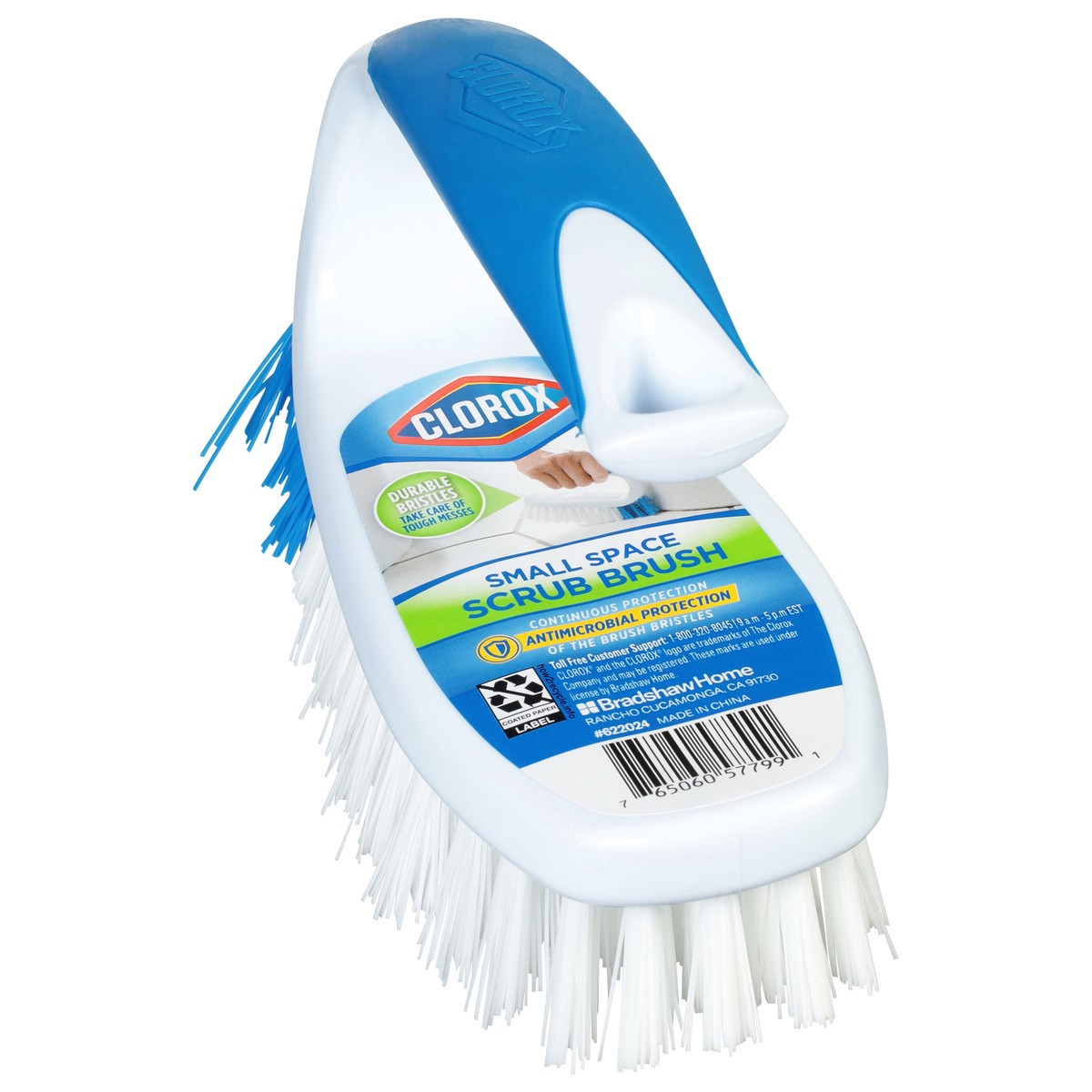 slide 6 of 9, Clorox Small Space Scrub Brush 1 ea, 1 ct