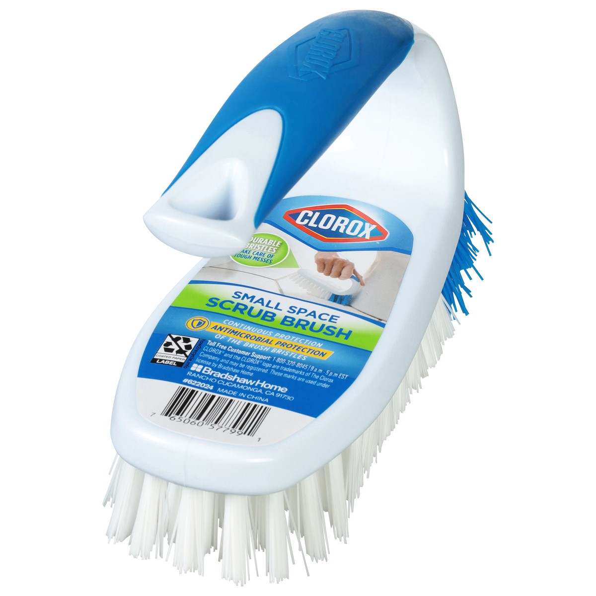 slide 2 of 9, Clorox Small Space Scrub Brush 1 ea, 1 ct