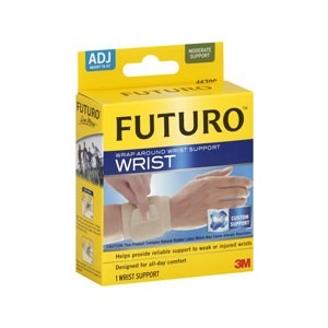 slide 1 of 1, Futuro Wrap Around Wrist Support Adjust To Fit, 1 ct