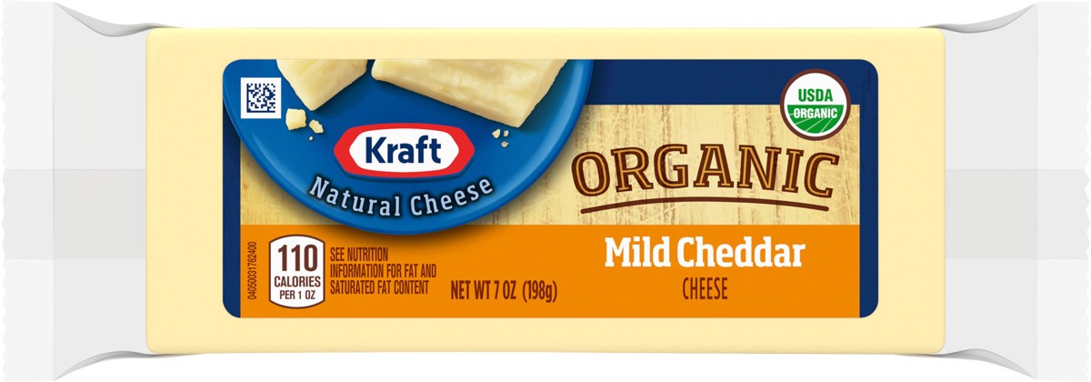 slide 4 of 11, Kraft Organic Mild Cheddar Cheese, 7 oz