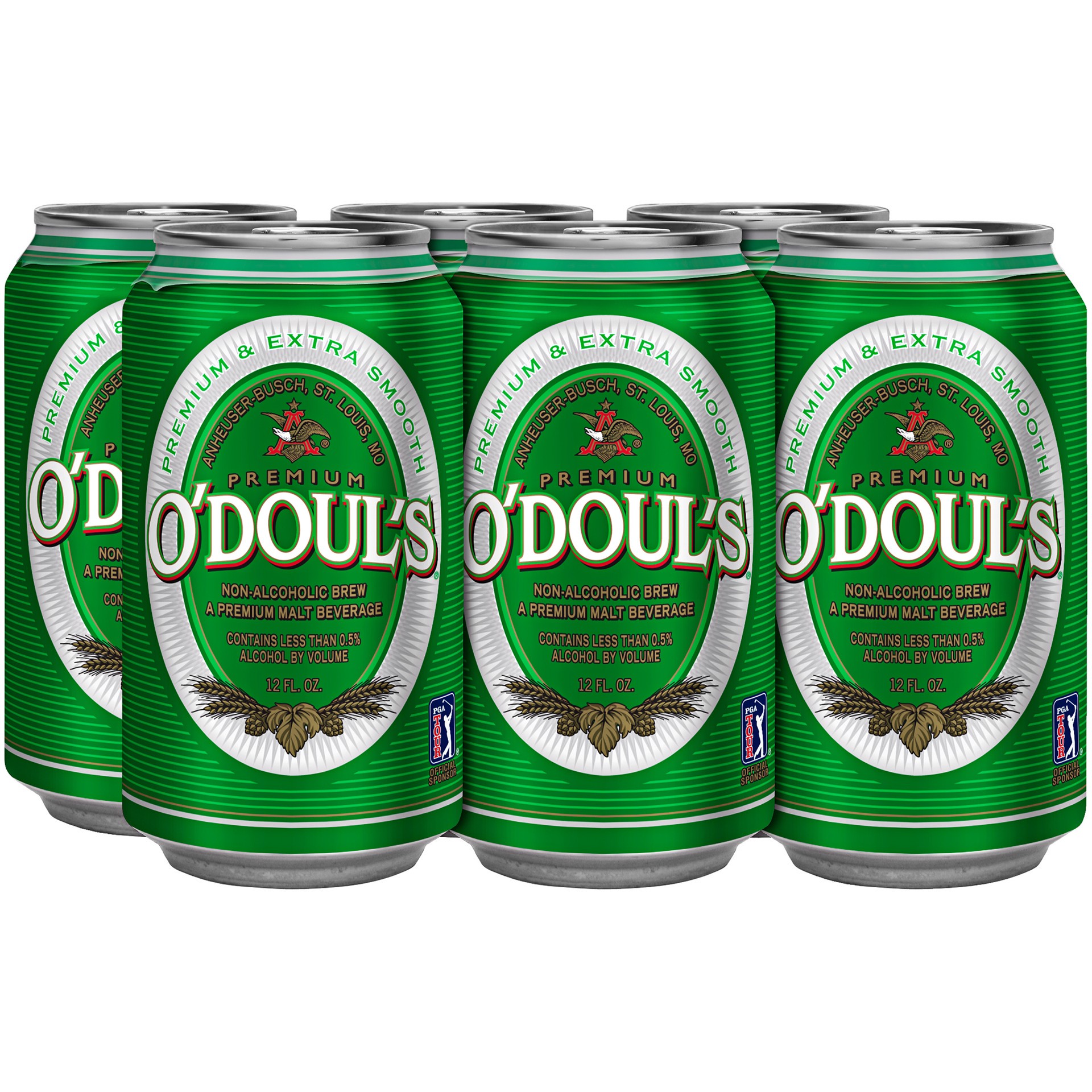 slide 1 of 2, ODouls NA O'Doul's Non-Alcoholic Beer, 6 Pack 12 fl. oz. Cans, 6 ct; 12 fl oz