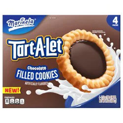 Marinela Tart-A-Let Chocolate Filled Cookies, 4 packs, Cookies, 14.12 oz Multipack