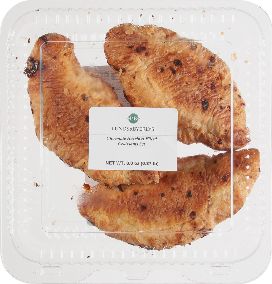 slide 10 of 14, Lunds & Byerlys Chocolate Hazelnut Filled Croissants 3 ea, 3 ct