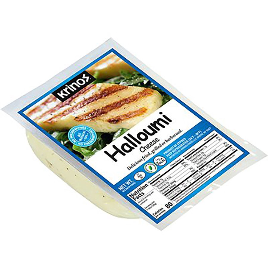 slide 1 of 1, Krinos Halloumi Cheese, 225 gram