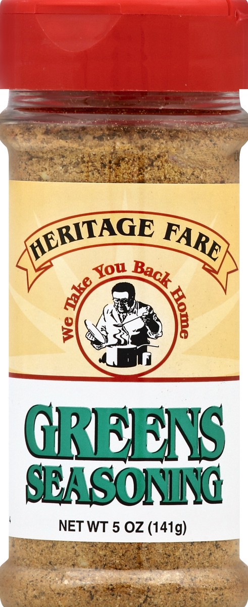 slide 1 of 2, Heritage Fare Greens Seasoning 5 oz, 5 oz