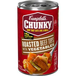 Campbell's Chunky Roasted Beef Tips with Vegetables Soup, 18.8 oz