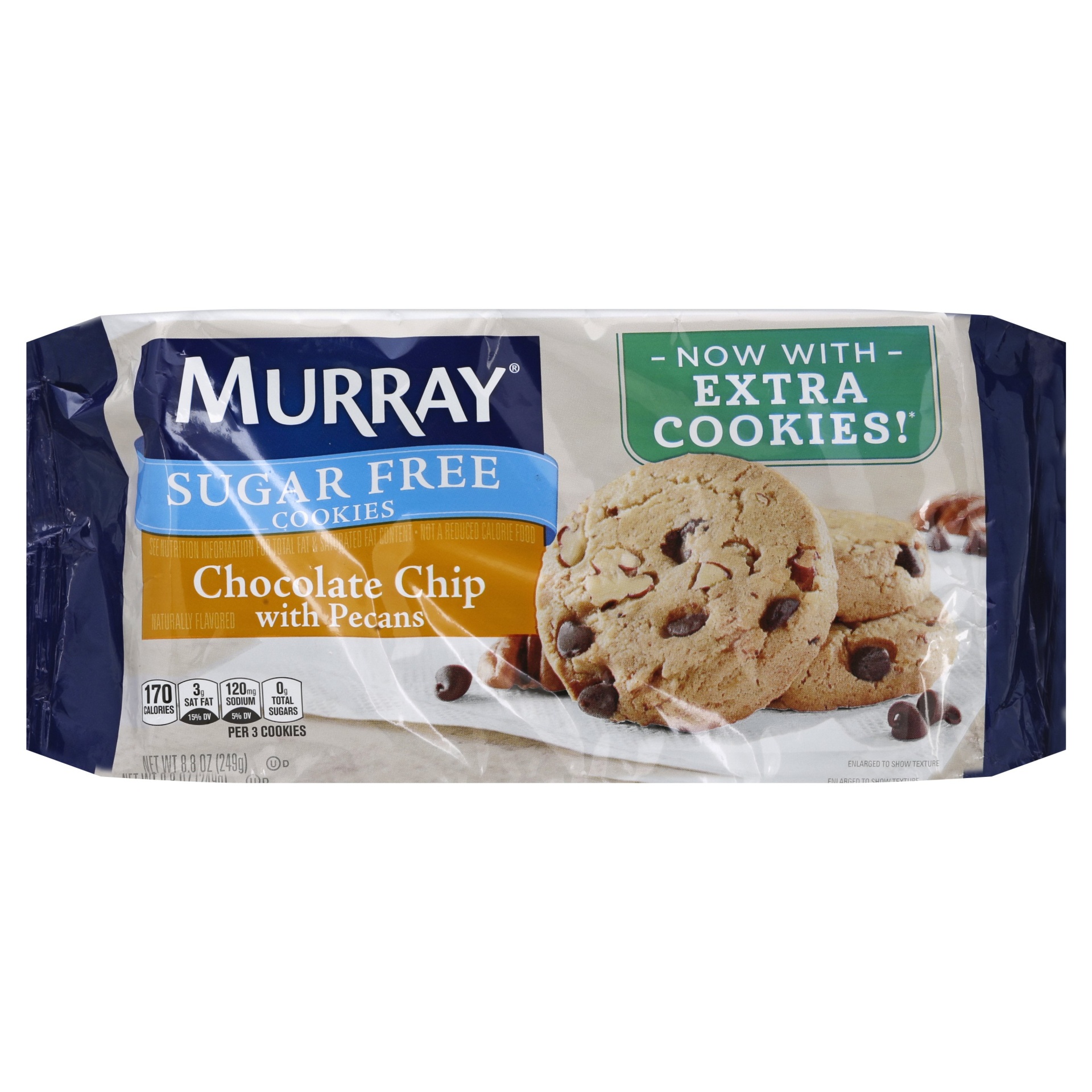 Murray Sugar Free Chocolate Chip With Pecan Cookies 8.8 oz Shipt