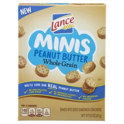 Lance Mini Whole Grain Peanut Butter Sandwich Crackers
