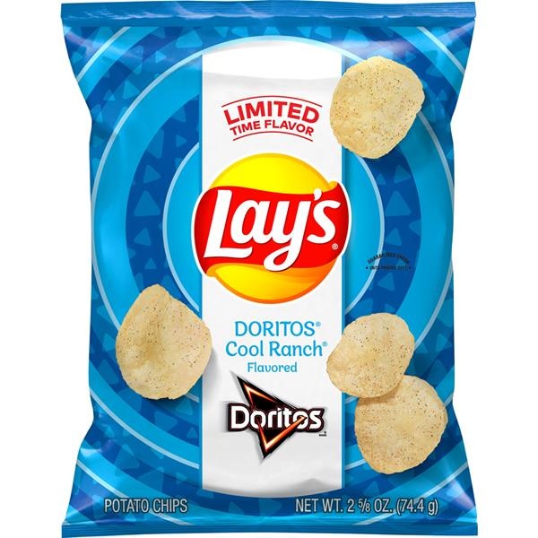 slide 1 of 1, Lay's Doritos Cool Ranch Flavor, 1 ct