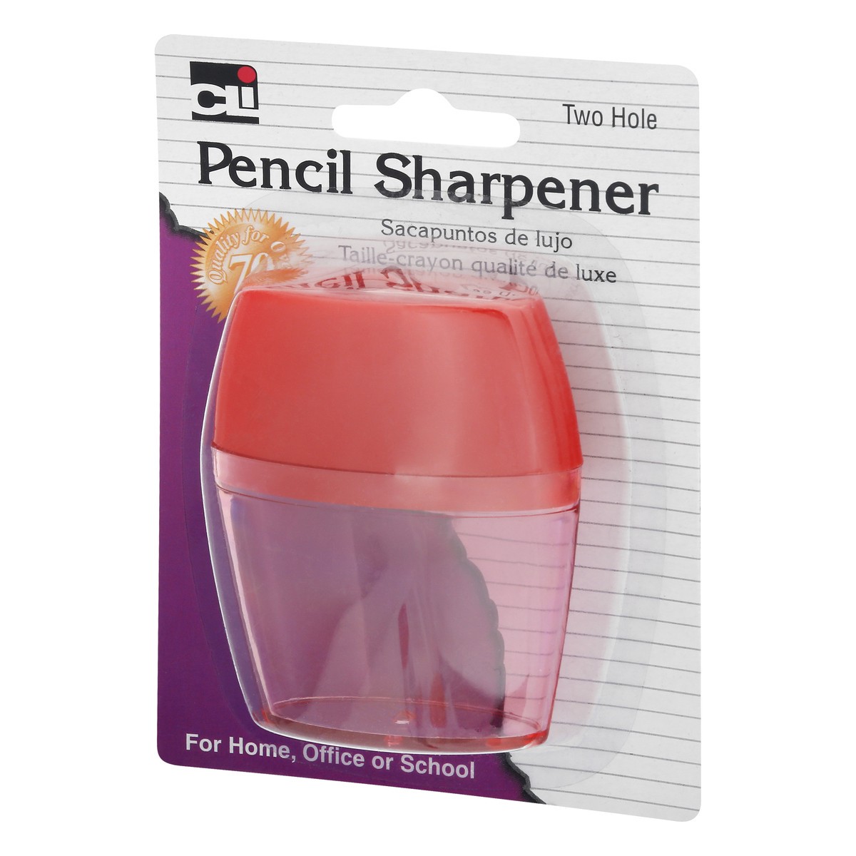 slide 3 of 9, CLi Two Hole Pencil Sharpener 1 ea, 1 ea