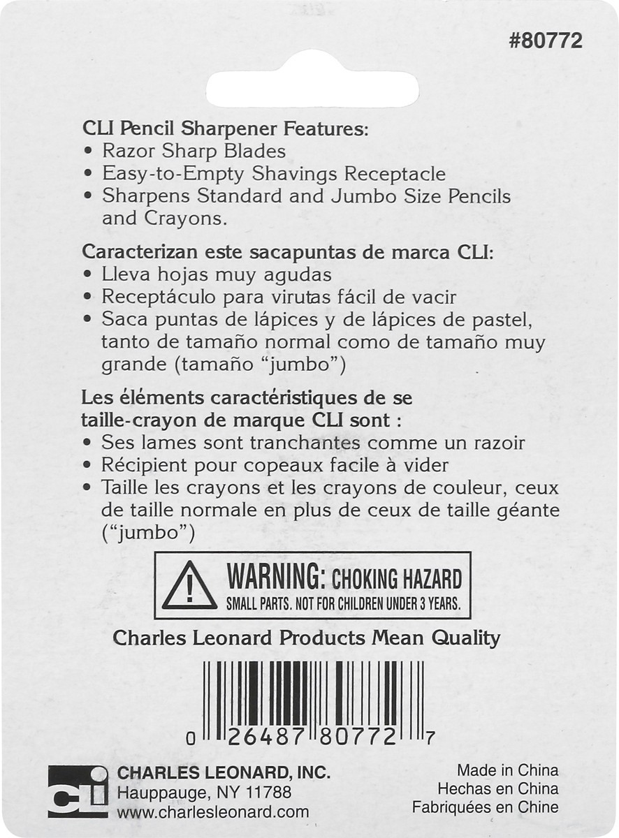 slide 5 of 9, CLi Two Hole Pencil Sharpener 1 ea, 1 ea