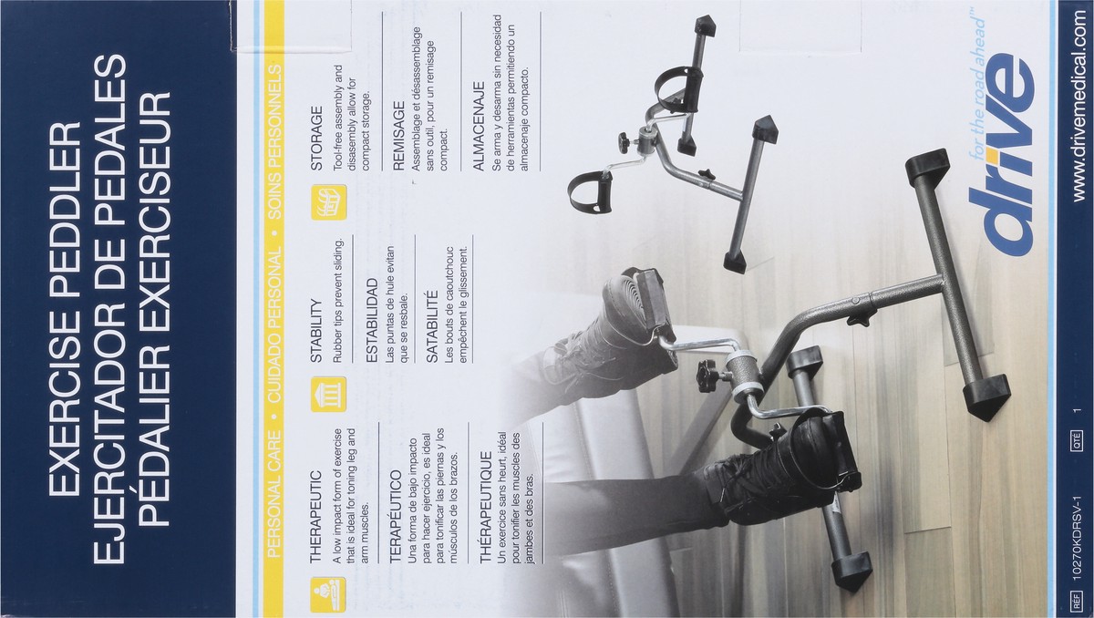 slide 2 of 9, Drive Exercise Peddler 1 ea, 1 ct