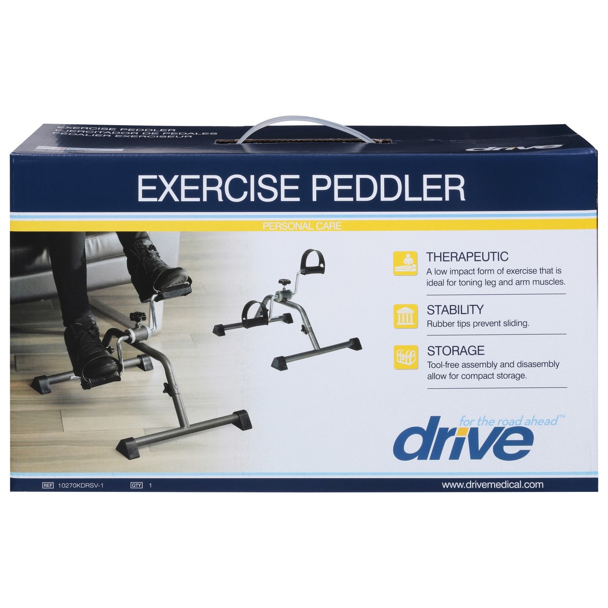 slide 1 of 9, Drive Exercise Peddler 1 ea, 1 ct