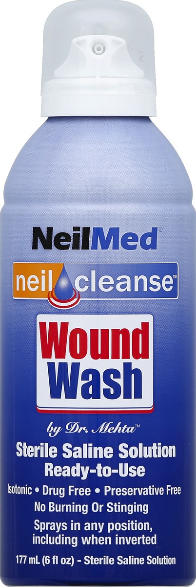 slide 2 of 2, NeilMed Neil Cleanse Wound Wash, 6 oz