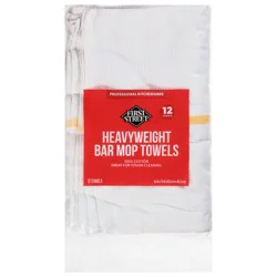 First Street Gold Sriped Bar Mop Towels