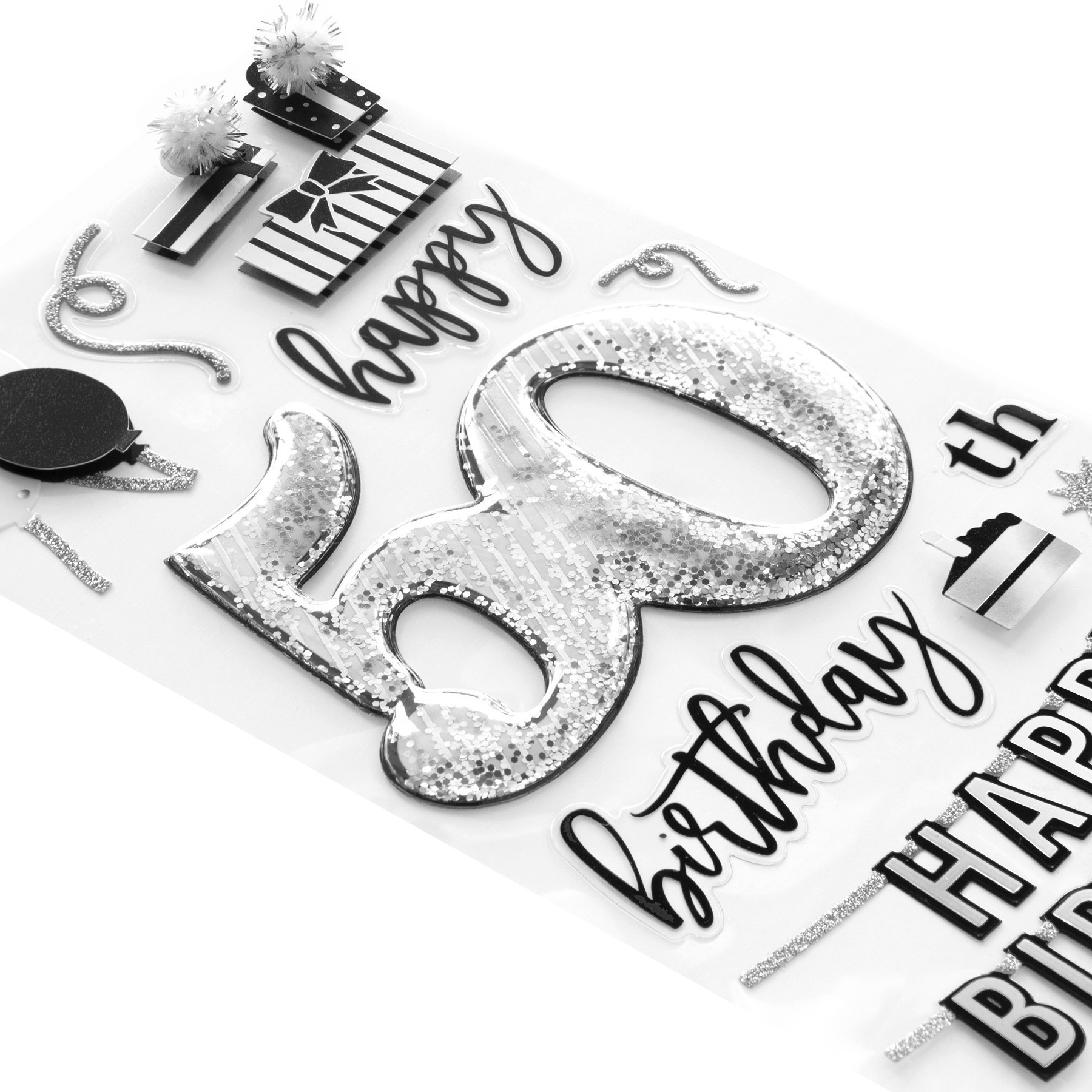 slide 3 of 3, 50th Birthday Dimensional Stickers By Recollections, 3.875 in x 7 in