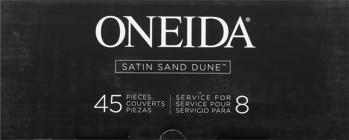 slide 2 of 11, Oneida Satin Sand Dune Premium Service for 8 Flatware 45 ea, 45 ct