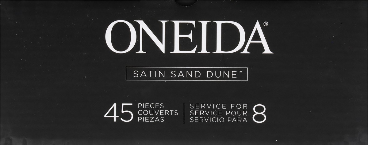 slide 5 of 11, Oneida Satin Sand Dune Premium Service for 8 Flatware 45 ea, 45 ct