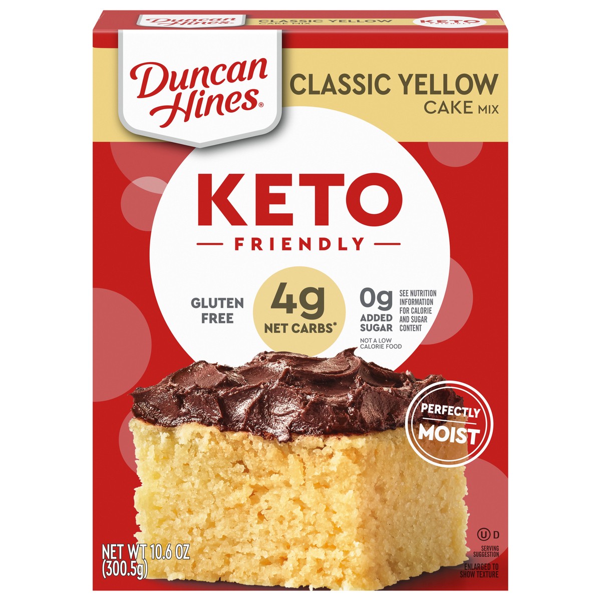 slide 1 of 5, Duncan Hines Keto Friendly Classic Yellow Cake Mix 10.6 oz, 10.6 oz