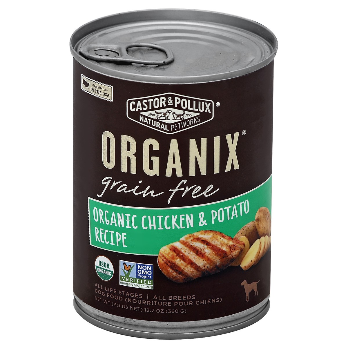 slide 3 of 3, Organix Dog Food 12.7 oz, 12.7 oz